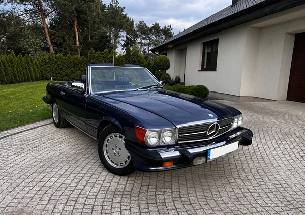 Mercedes-Benz SL cena 149000 przebieg: 77000, rok produkcji 1989 z Łódź małe 79